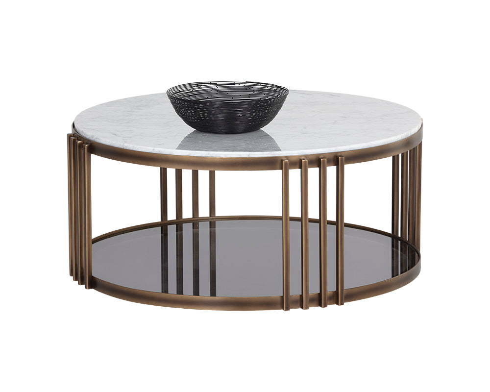 the Sunpan 107332 living room occasional coffee table is available in Edmonton at McElherans Furniture + Design