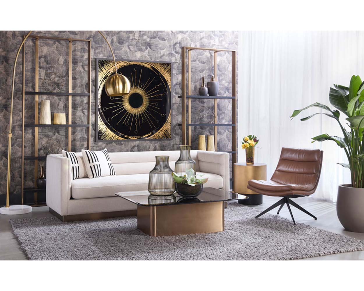 the Sunpan 108042 living room occasional coffee table is available in Edmonton at McElherans Furniture + Design