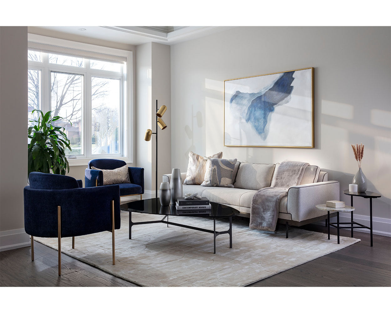 the Sunpan 108198 living room occasional end table is available in Edmonton at McElherans Furniture + Design