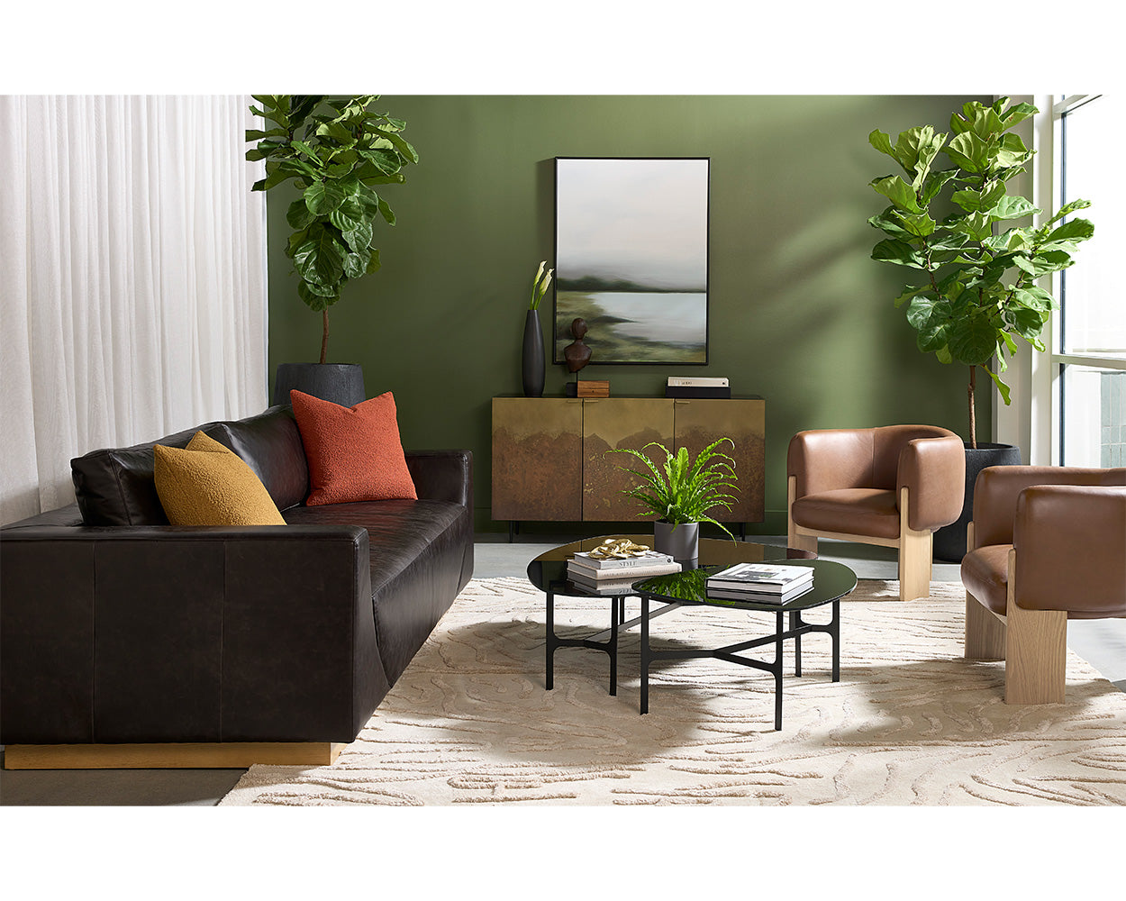 the Sunpan 108199 living room occasional coffee table is available in Edmonton at McElherans Furniture + Design