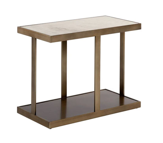 the Sunpan Kamali living room occasional end table is available in Edmonton at McElherans Furniture + Design