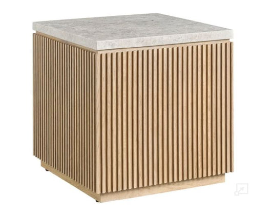 the Universal Carmen living room occasional end table is available in Edmonton at McElherans Furniture + Design