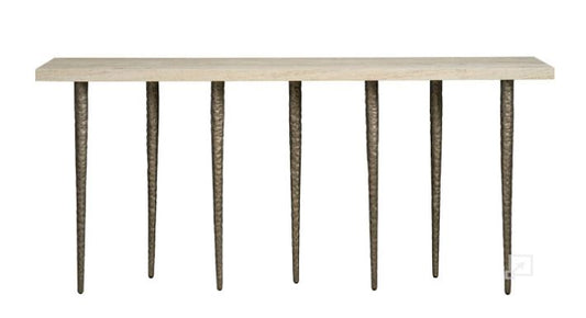 the Universal Lowry living room occasional console table is available in Edmonton at McElherans Furniture + Design