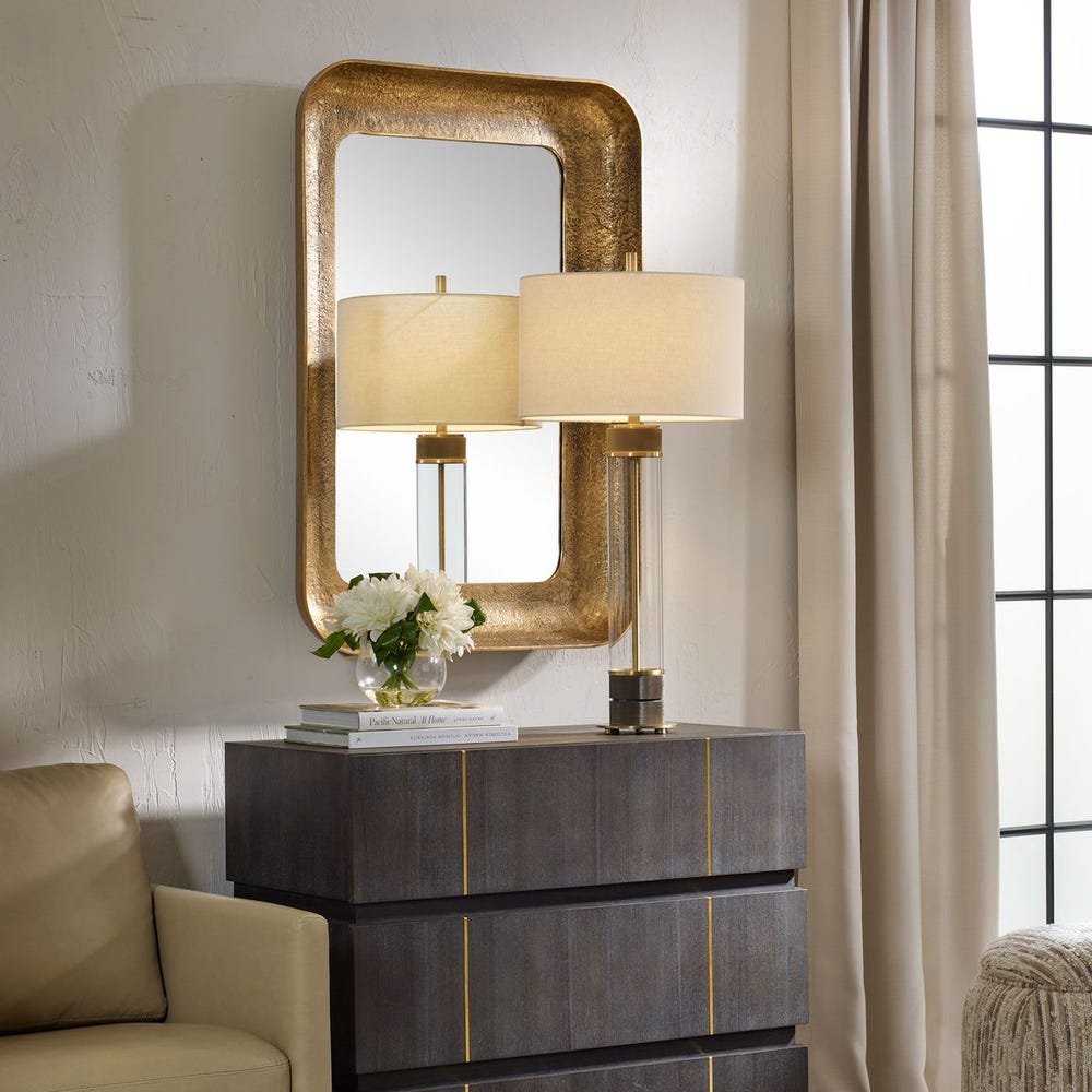 the Uttermost Alvaro wall mirror is available in Edmonton at McElherans Furniture + Design