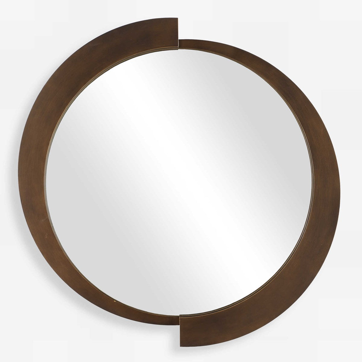 the Uttermost Reverse wall mirror is available in Edmonton at McElherans Furniture + Design