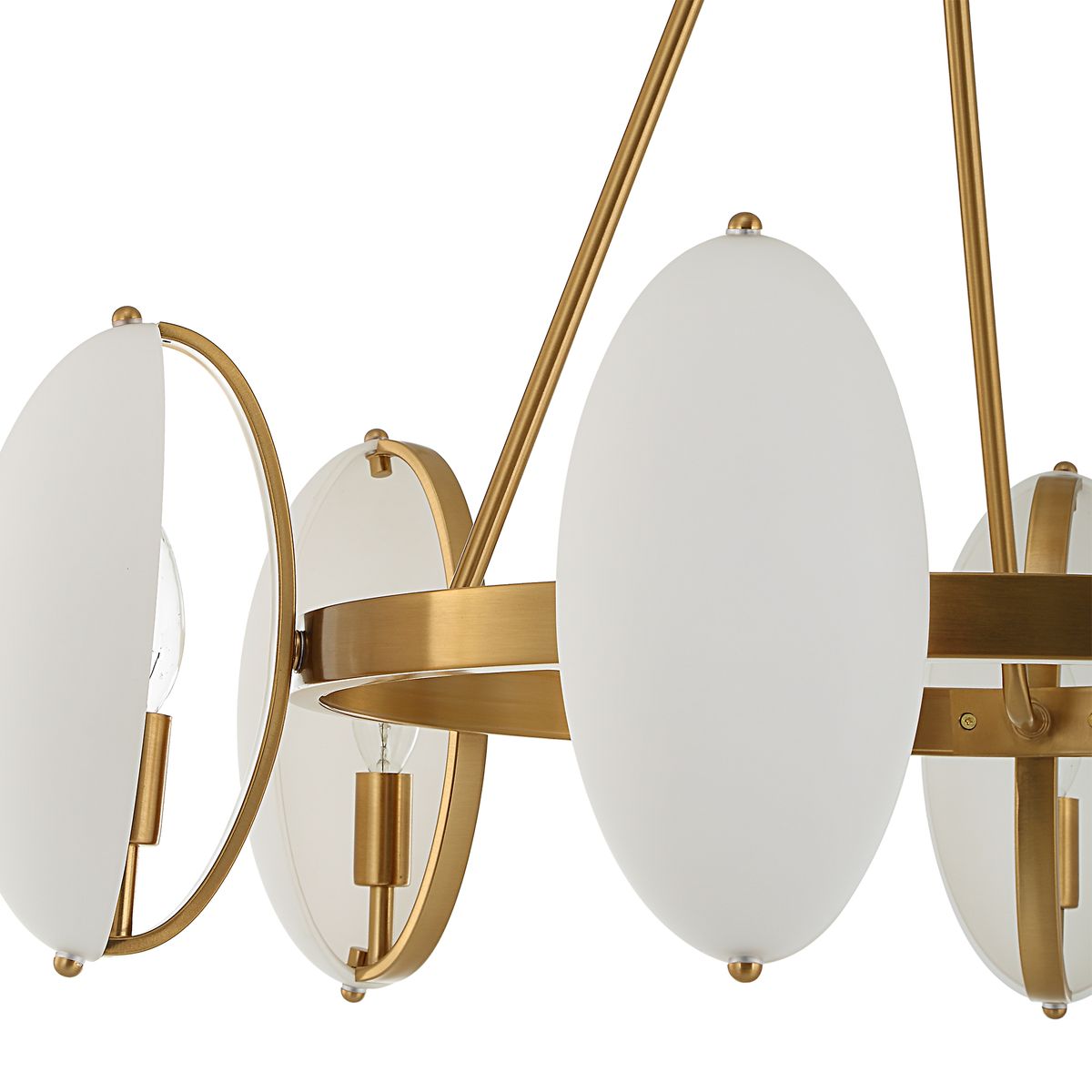 the Uttermost Oviform lighting chandelier is available in Edmonton at McElherans Furniture + Design