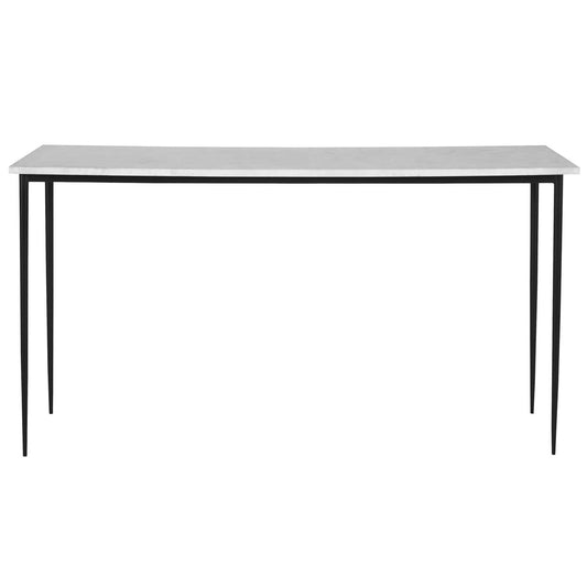 the Uttermost Nightfall living room occasional console table is available in Edmonton at McElherans Furniture + Design