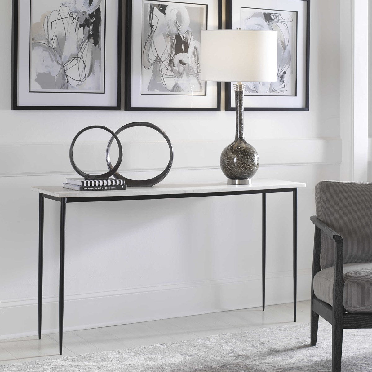 the Uttermost 25173 living room occasional console table is available in Edmonton at McElherans Furniture + Design