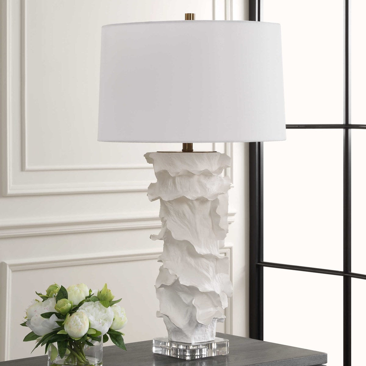 the Uttermost Wisp lighting table lamp is available in Edmonton at McElherans Furniture + Design