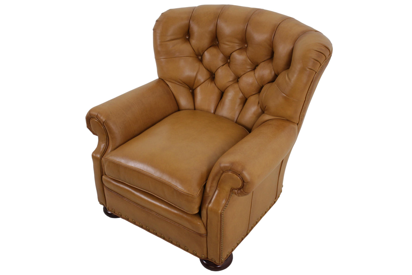 the Whittemore Sherrill 299-01 living room leather chair is available in Edmonton at McElherans Furniture + Design