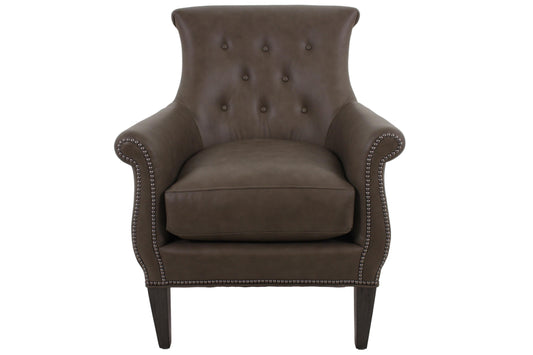 the Whittemore Sherrill 770-01 living room leather chair is available in Edmonton at McElherans Furniture + Design