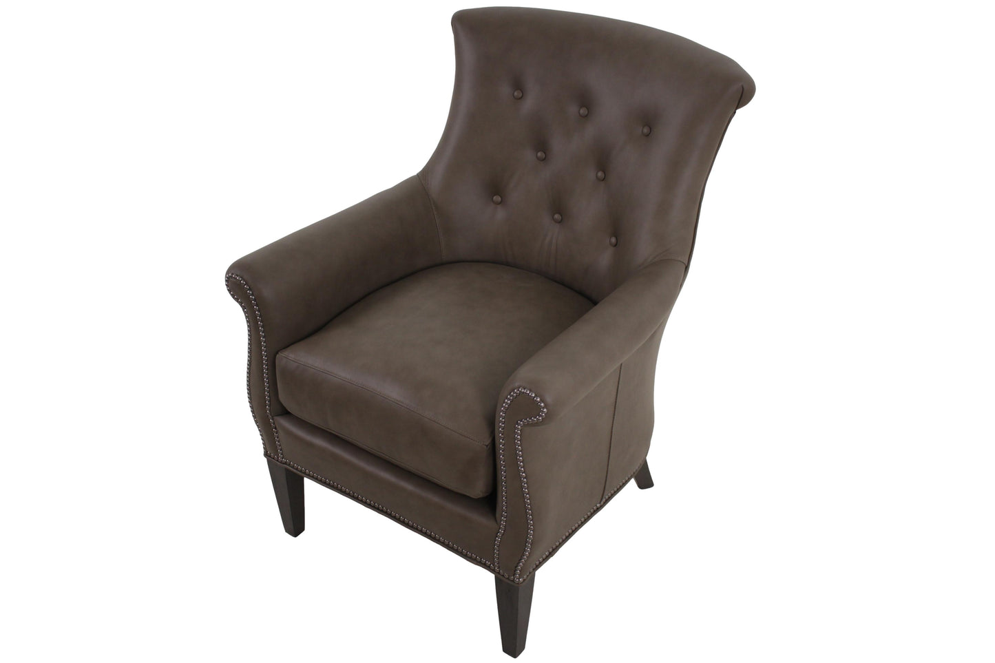the Whittemore Sherrill 770-01 living room leather chair is available in Edmonton at McElherans Furniture + Design