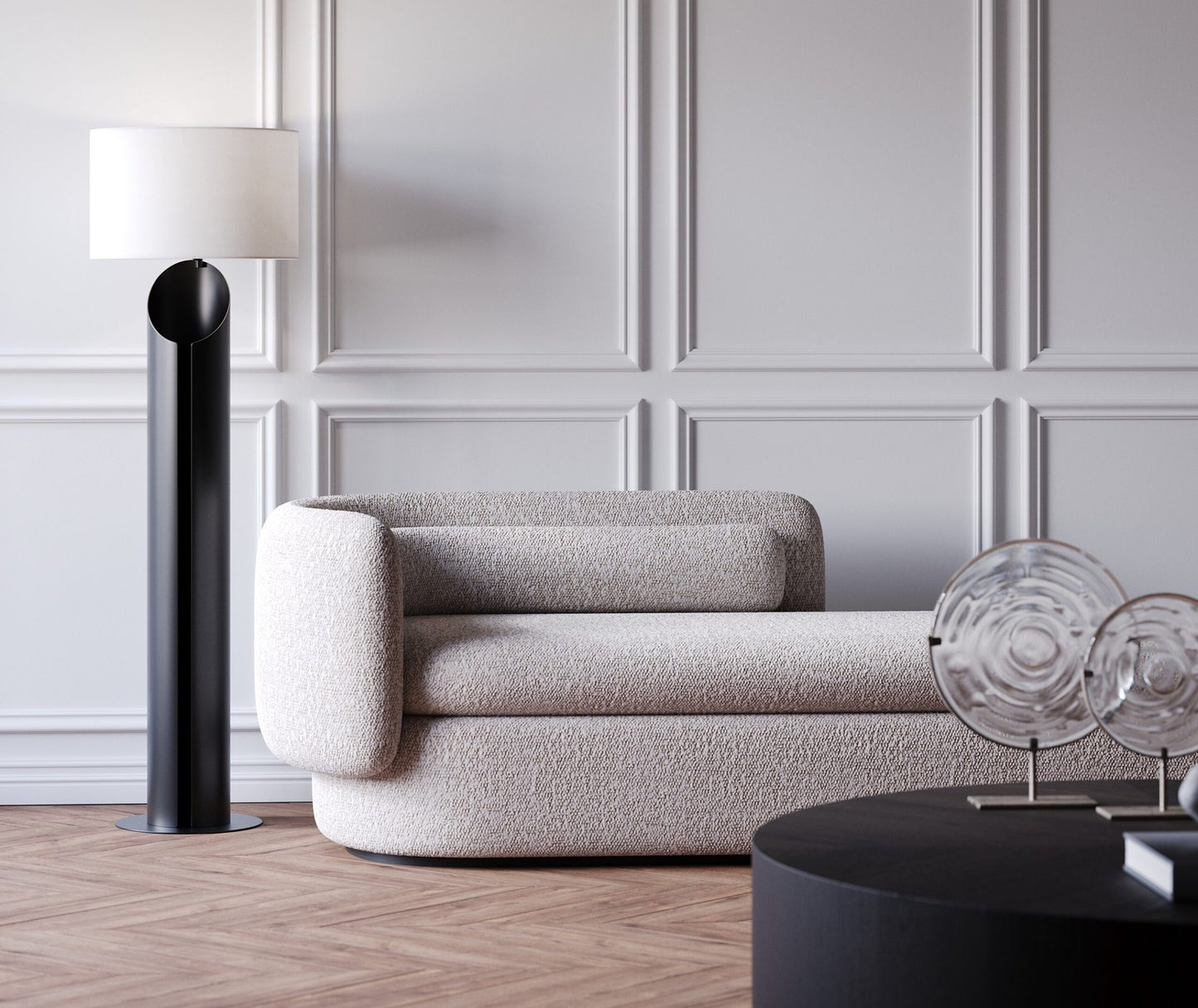 the Flowdecor Jade lighting floor lamp is available in Edmonton at McElherans Furniture + Design