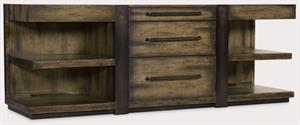 the Hooker Furniture   1654-10364-DKW1 home office credenza is available in Edmonton at McElherans Furniture + Design