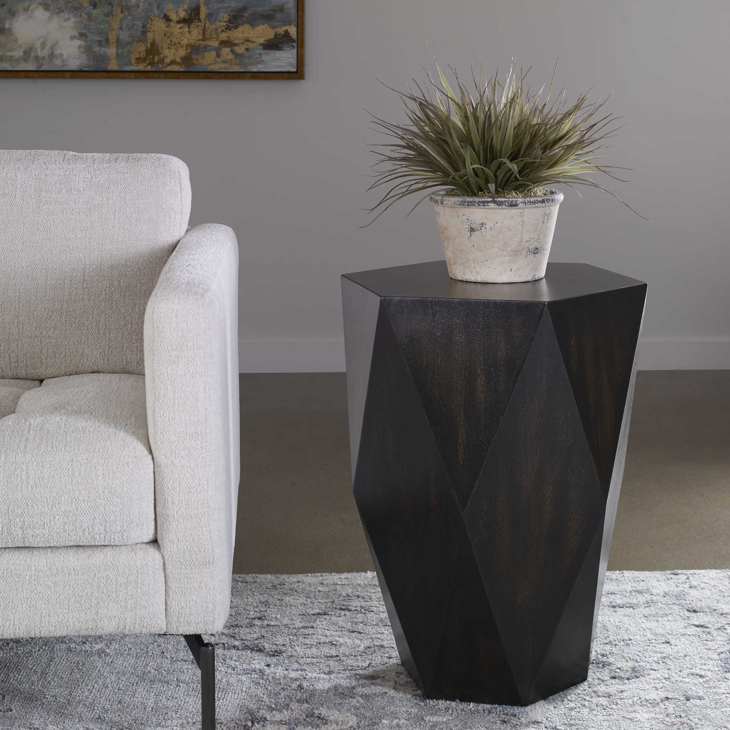 the Uttermost 25492 living room occasional end table is available in Edmonton at McElherans Furniture + Design