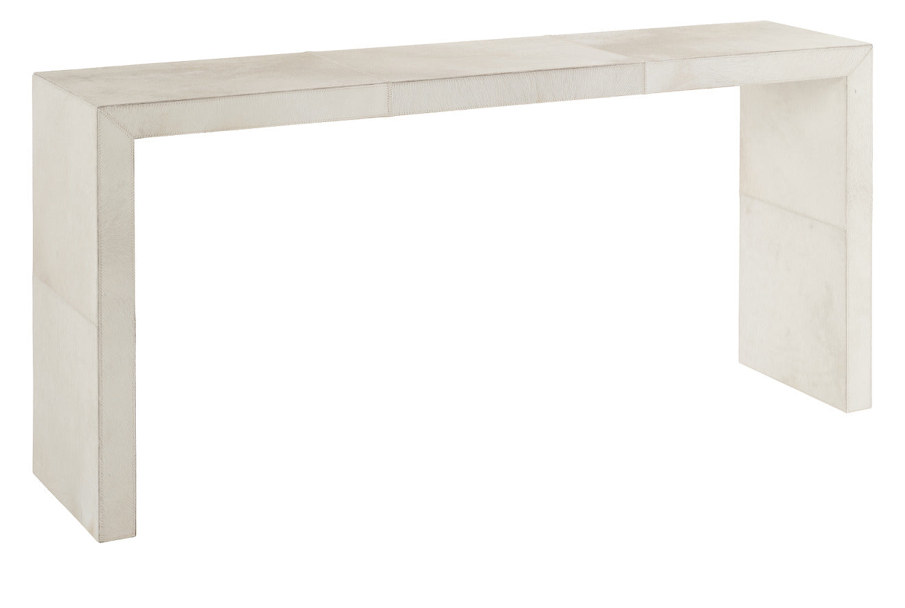 the Bernhardt Seward 379-906 living room occasional console table is available in Edmonton at McElherans Furniture + Design