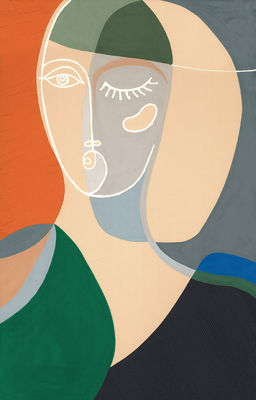the Leftbank Portrait of a Lady wall art is available in Edmonton at McElherans Furniture + Design