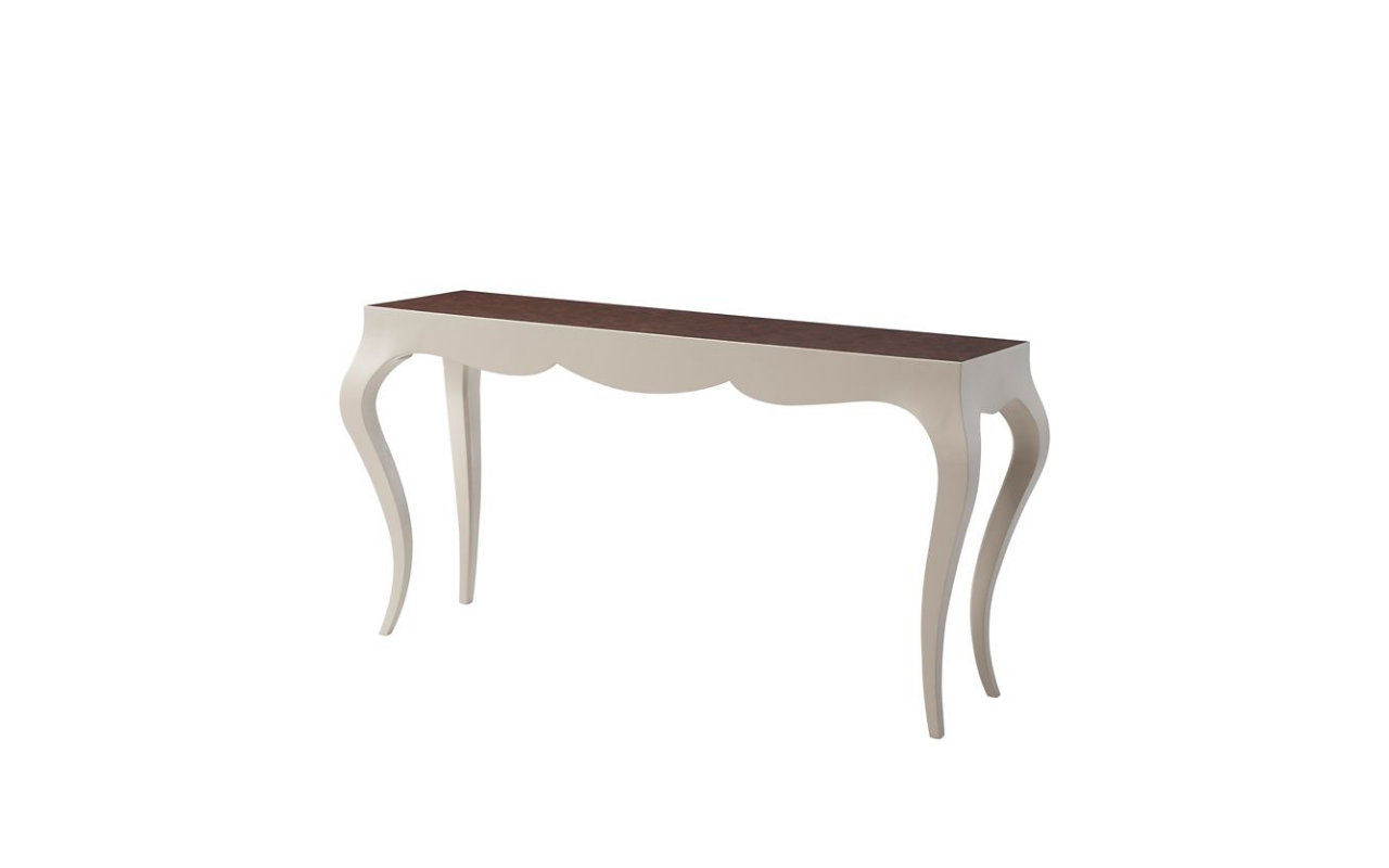 the Theodore Alexander Meander living room occasional console table is available in Edmonton at McElherans Furniture + Design