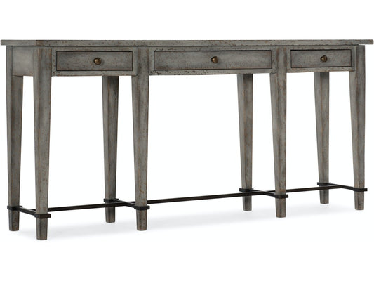 the Hooker Furniture Ciao Bella 5805-85003-96 living room occasional console table is available in Edmonton at McElherans Furniture + Design