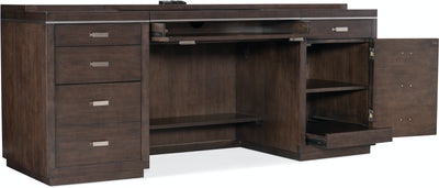 the Hooker Furniture  transitional 5892-10464-85 home office computer workstation is available in Edmonton at McElherans Furniture + Design