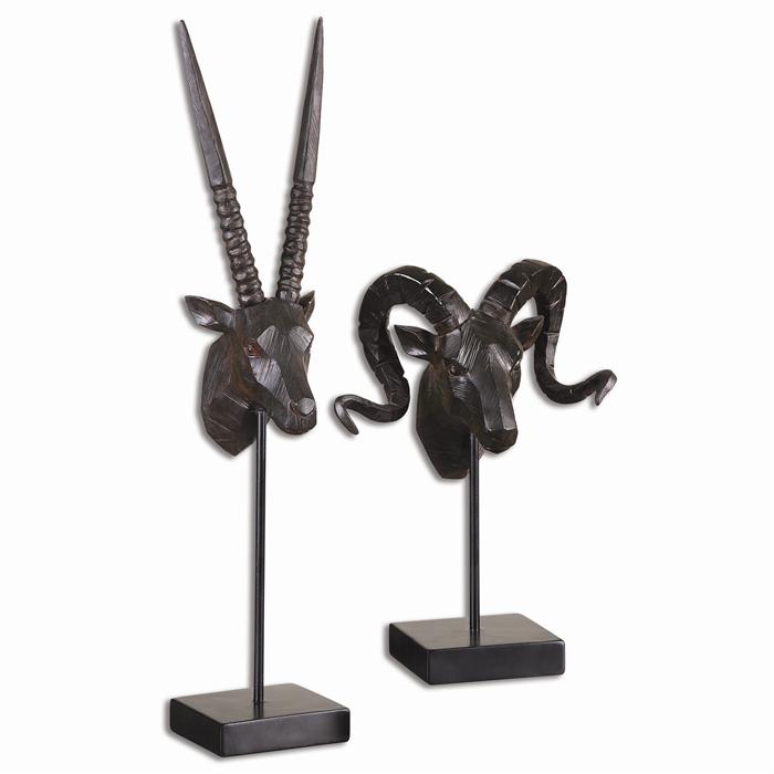 the Uttermost Rams Decorative accessory is available in Edmonton at McElherans Furniture + Design