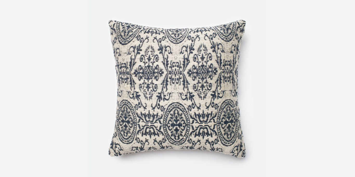 the Loloi P0243 Beige/Black Decorative toss pillow is available in Edmonton at McElherans Furniture + Design