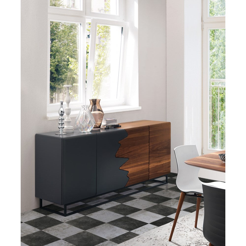 the Bellini Modern Kali dining room buffet is available in Edmonton at McElherans Furniture + Design