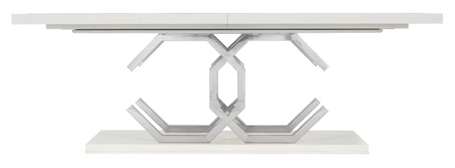 the Bernhardt Silhouette 307-242/244 dining room table is available in Edmonton at McElherans Furniture + Design