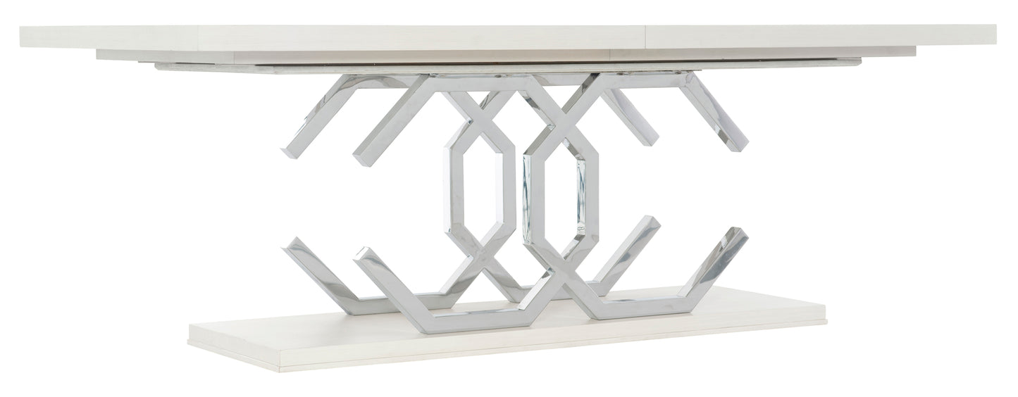 the Bernhardt Silhouette 307-242/244 dining room table is available in Edmonton at McElherans Furniture + Design