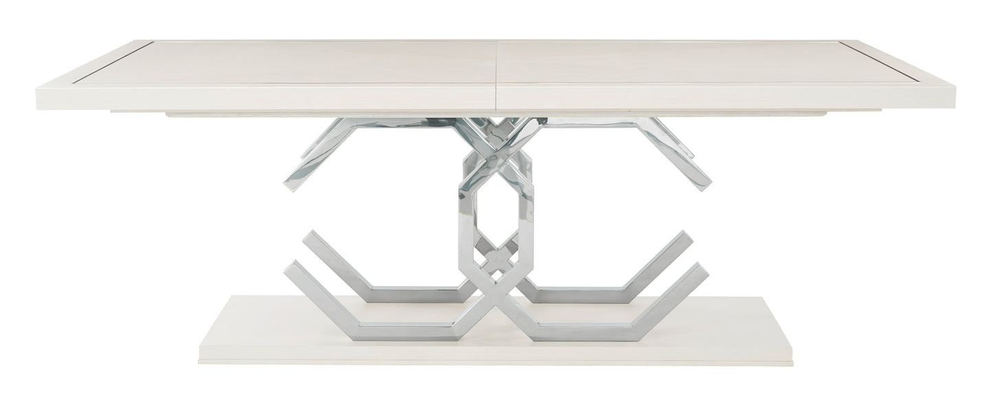 the Silhouette 7 Piece Dining Room is available in Edmonton at McElherans Furniture + Design