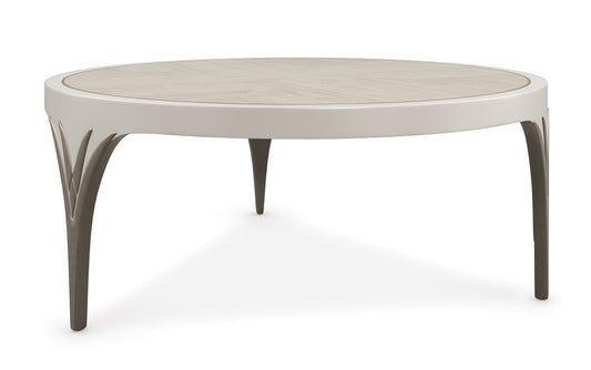 the Caracole Valentina living room occasional coffee table is available in Edmonton at McElherans Furniture + Design