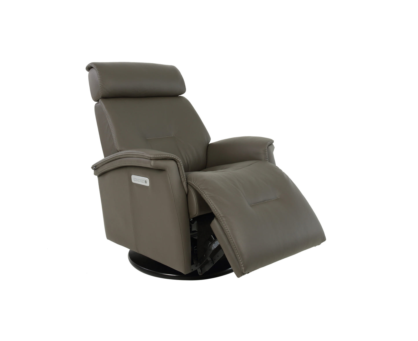 the Fjords Rome 211216P living room reclining swivel chair is available in Edmonton at McElherans Furniture + Design