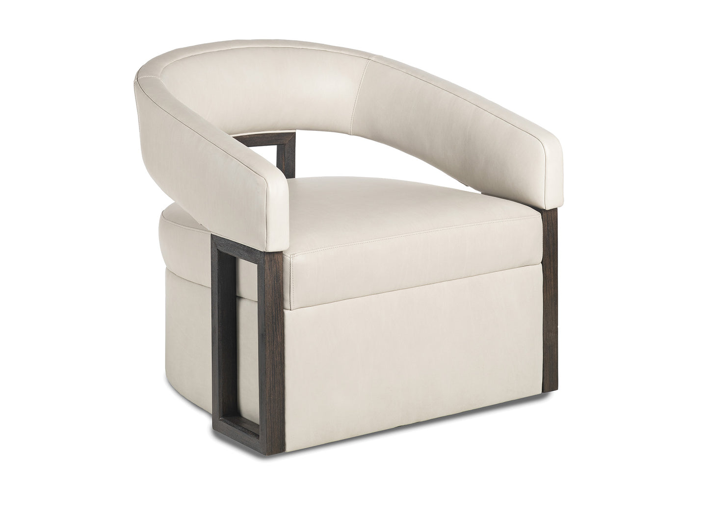 the Hancock & Moore Elon 6793-S living room leather swivel chair is available in Edmonton at McElherans Furniture + Design