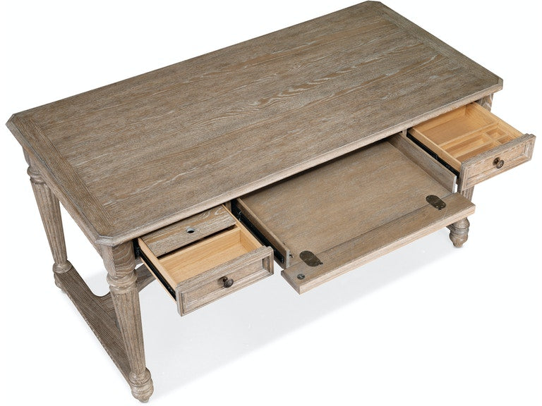 the Hooker Furniture Sutter home office desk is available in Edmonton at McElherans Furniture + Design