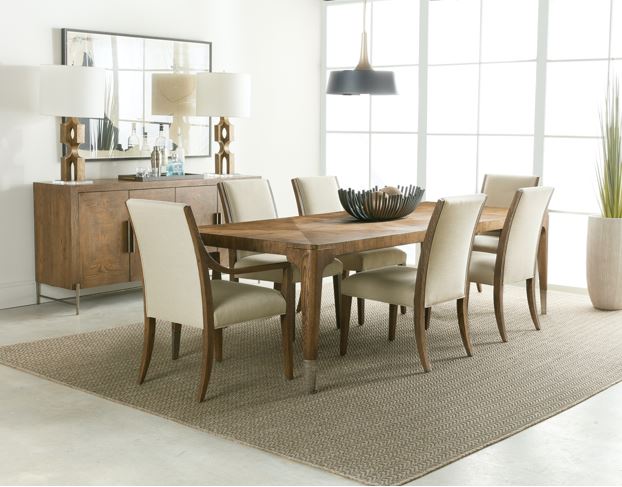 the Hooker Furniture Chapman 6033-75400-85 dining room chair is available in Edmonton at McElherans Furniture + Design