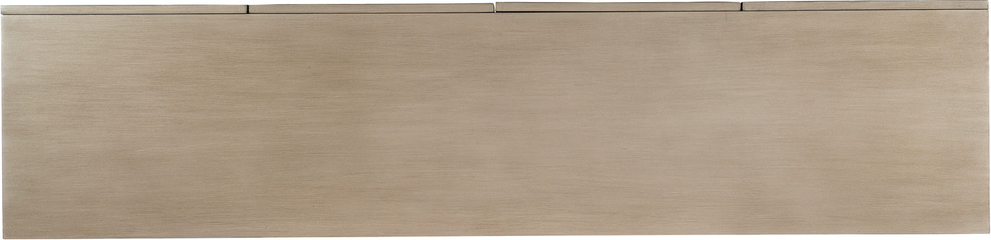the Hooker Furniture Nolita living room entertainment media console is available in Edmonton at McElherans Furniture + Design