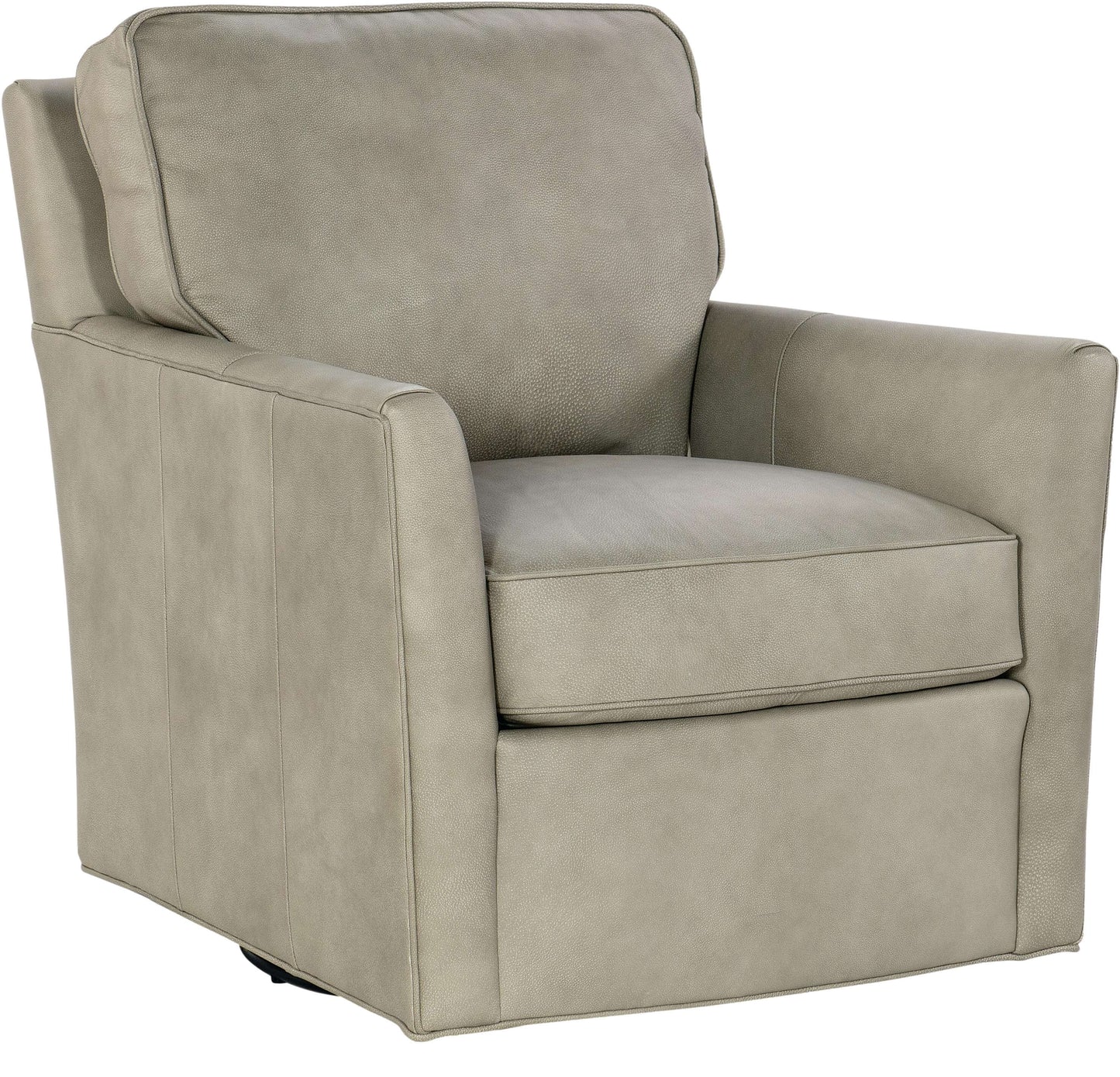 the Hooker Furniture CC323-080 living room leather swivel chair is available in Edmonton at McElherans Furniture + Design