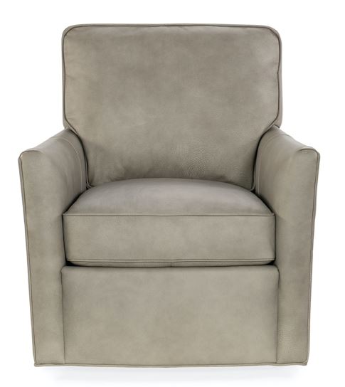 the Hooker Furniture CC323-080 living room leather swivel chair is available in Edmonton at McElherans Furniture + Design