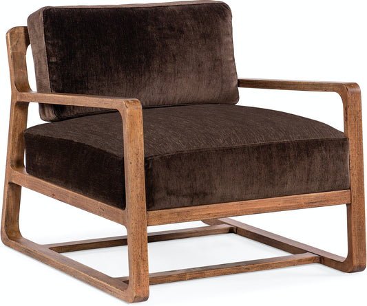 the Hooker Furniture Moraine living room upholstered chair is available in Edmonton at McElherans Furniture + Design