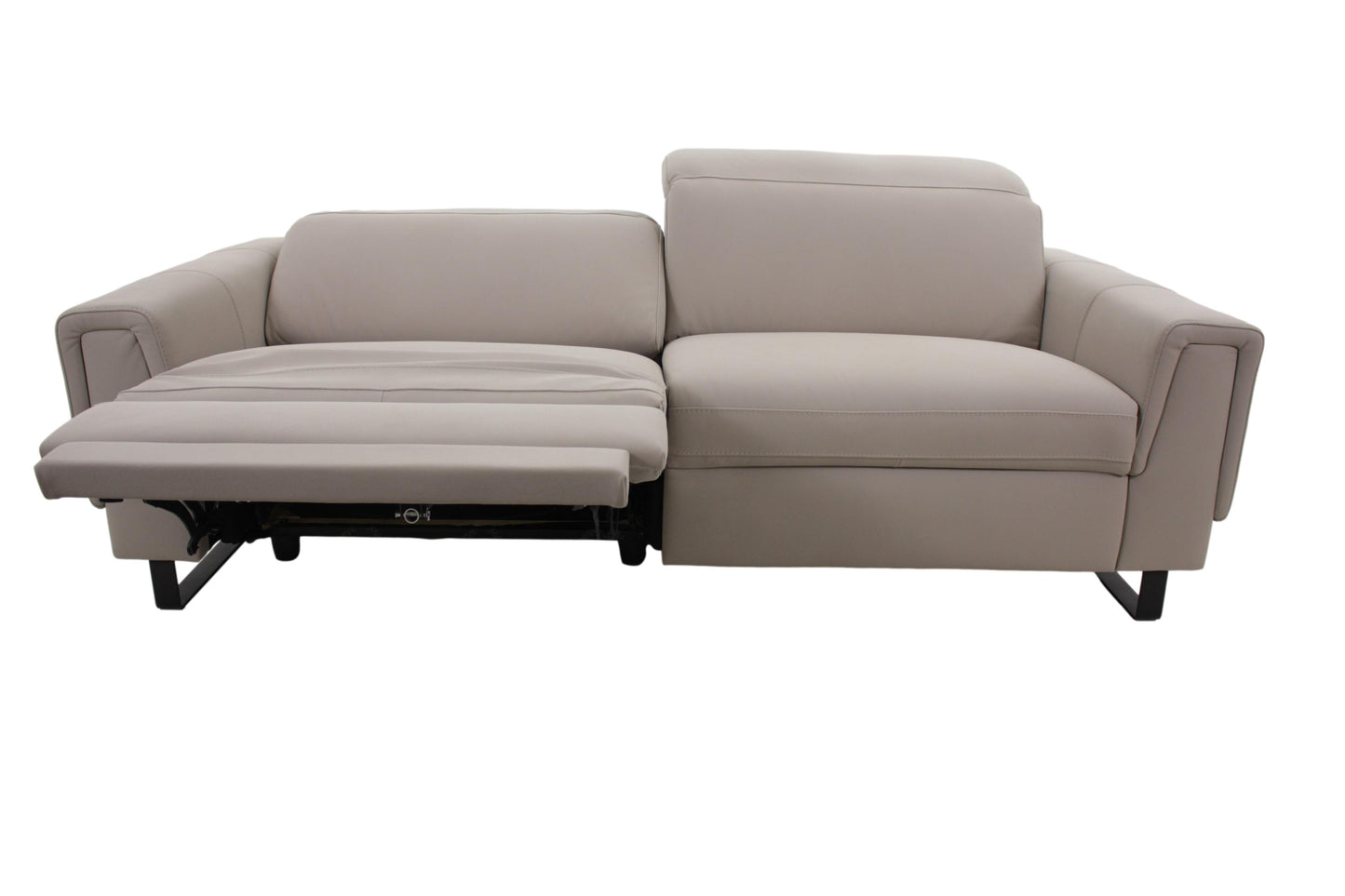 the Incanto Italia I902 living room reclining sofa is available in Edmonton at McElherans Furniture + Design
