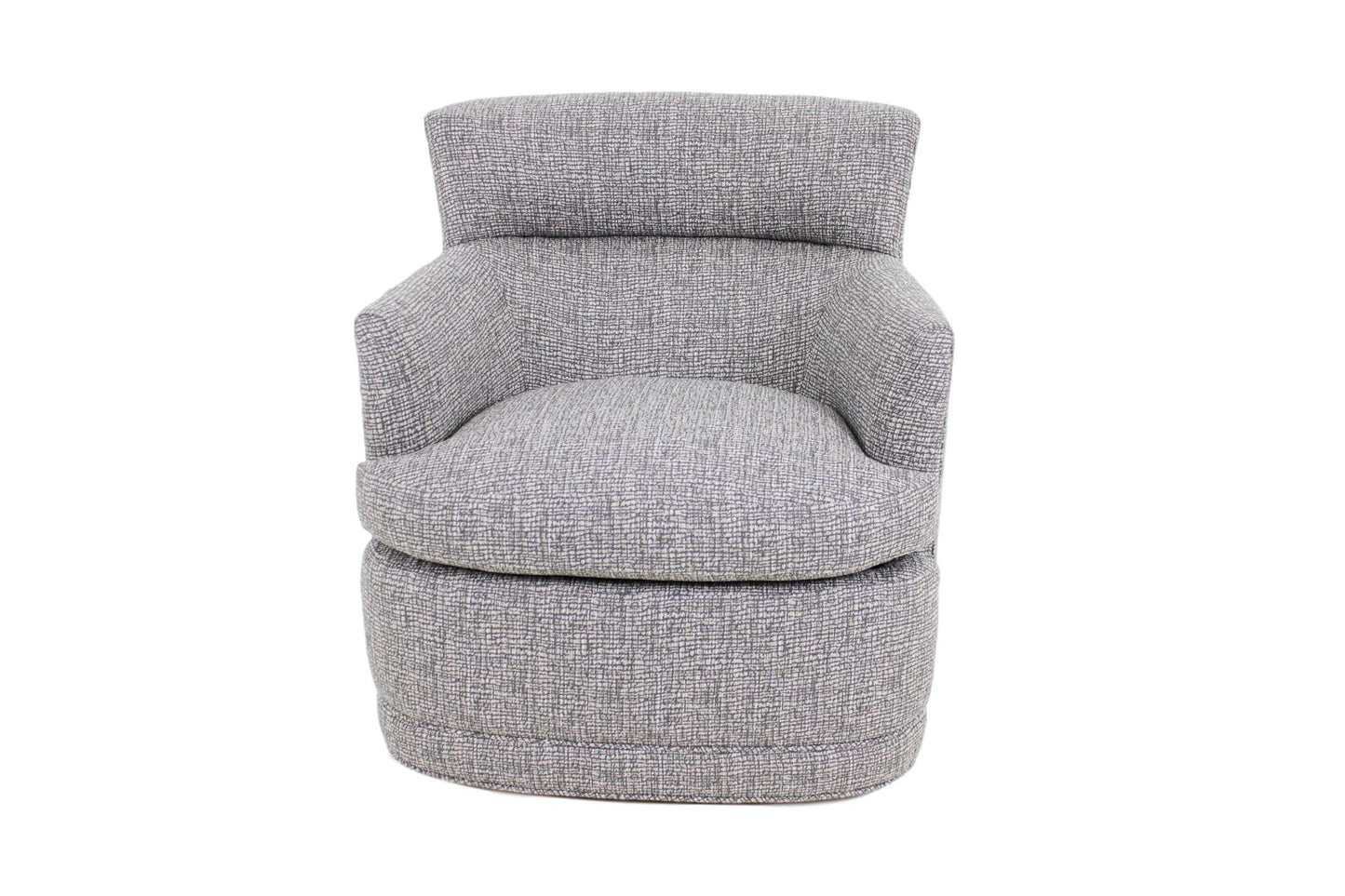 the Jessica Charles Audrey living room upholstered swivel chair is available in Edmonton at McElherans Furniture + Design