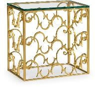 the Jonathon Charles 500149-G-GCL living room occasional end table is available in Edmonton at McElherans Furniture + Design