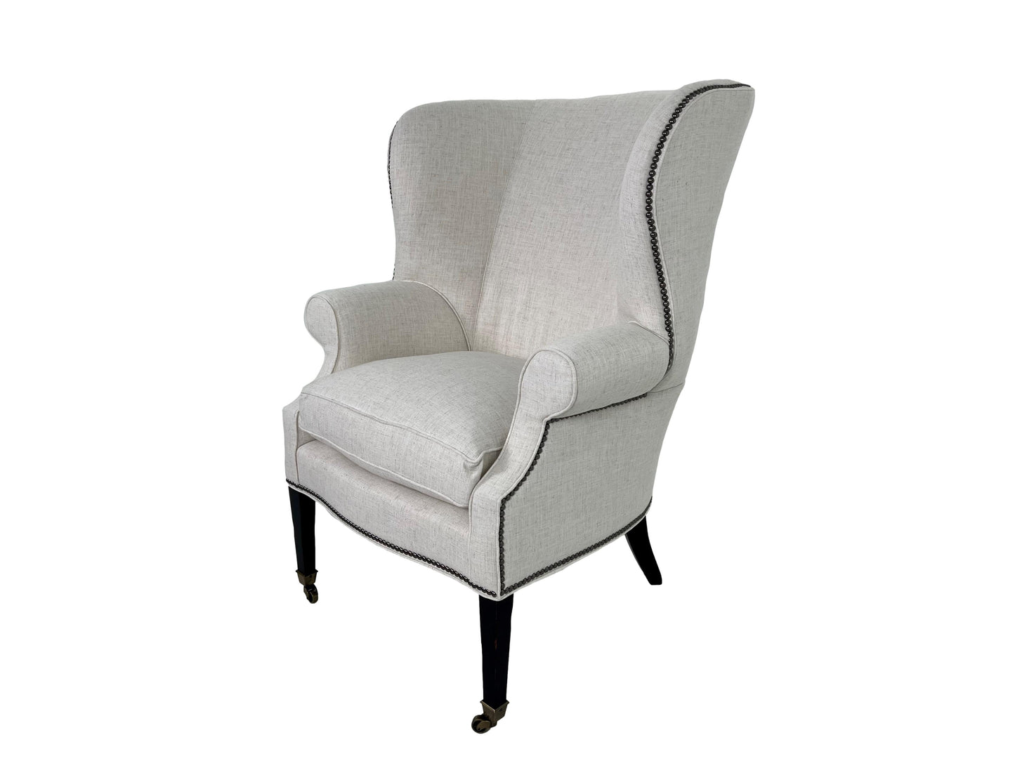 the Lillian August Preston living room upholstered chair is available in Edmonton at McElherans Furniture + Design