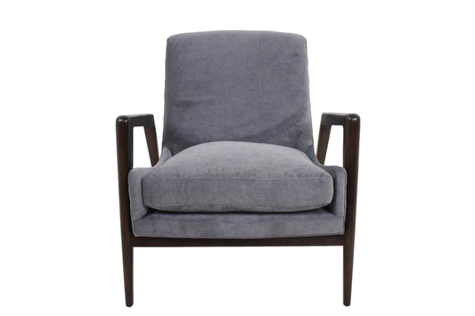 the Lillian August Dorian living room upholstered chair is available in Edmonton at McElherans Furniture + Design