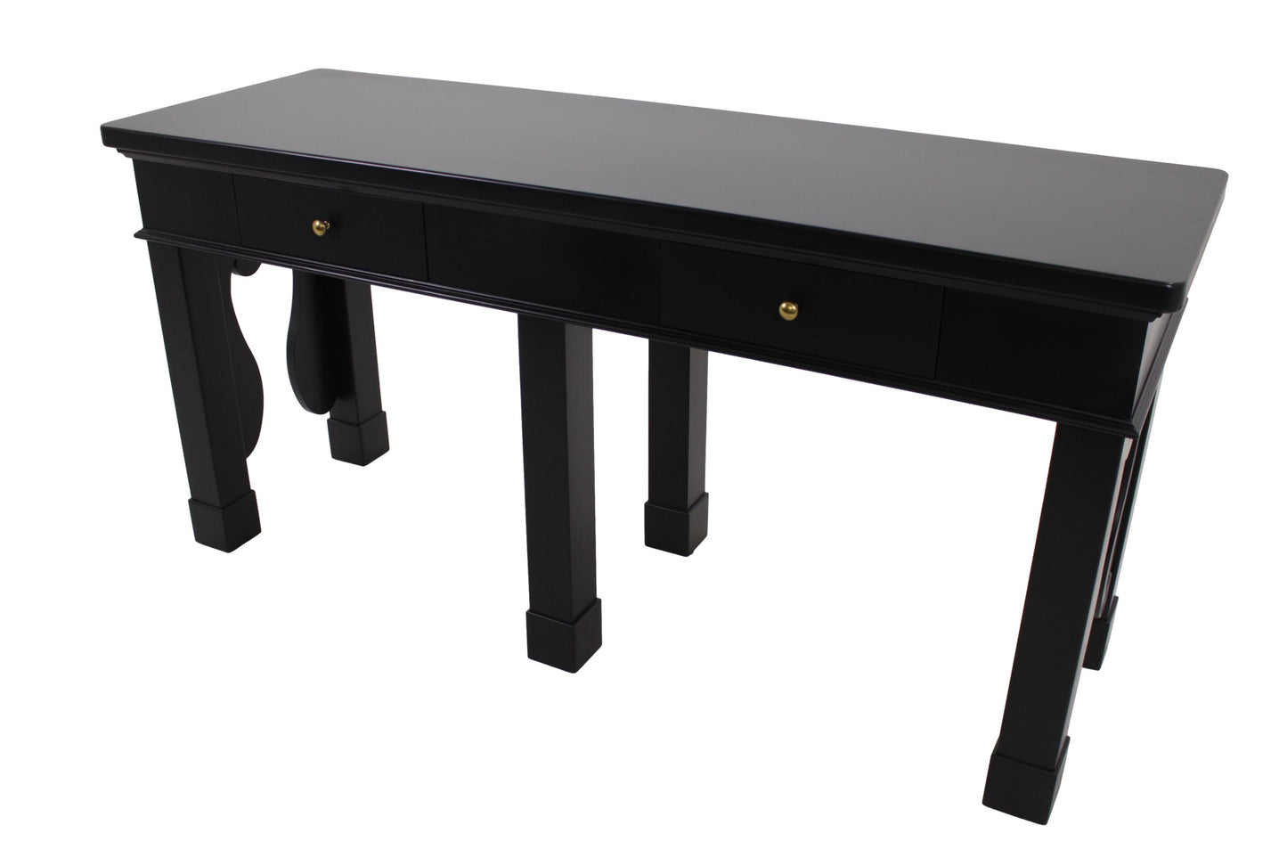 the Mr. & Mrs. Howard William IV living room occasional console table is available in Edmonton at McElherans Furniture + Design