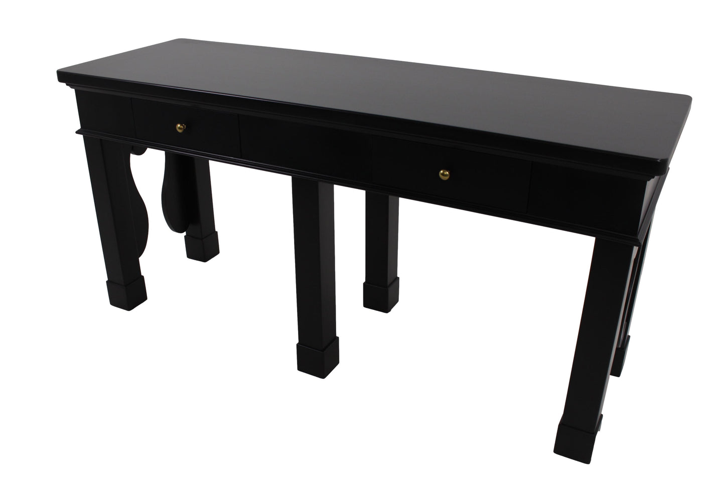 the Mr. & Mrs. Howard William IV living room occasional console table is available in Edmonton at McElherans Furniture + Design