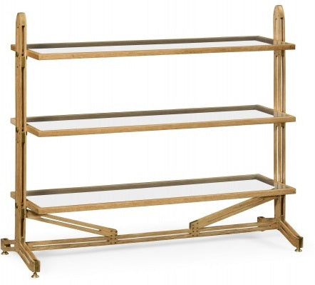 the Jonathon Charles 495102 living room occasional bookcase is available in Edmonton at McElherans Furniture + Design