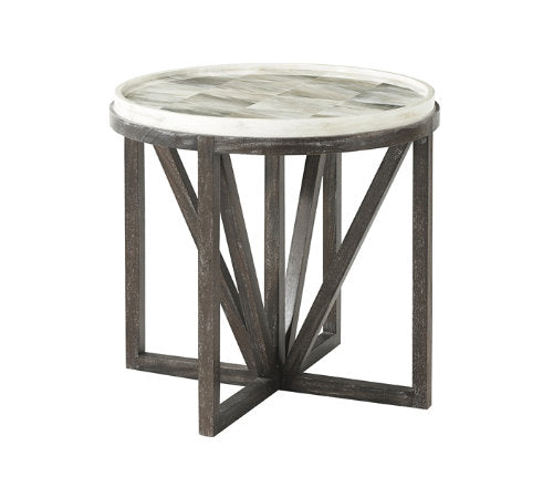 the Theodore Alexander 5000-368 living room occasional end table is available in Edmonton at McElherans Furniture + Design