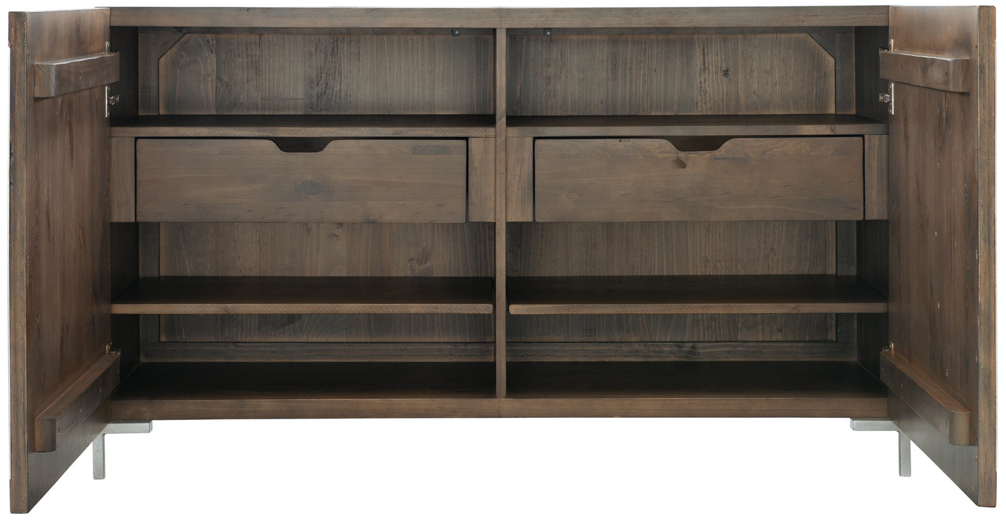 the Bernhardt Loft Logan Square Amherst 303-131B dining room buffet is available in Edmonton at McElherans Furniture + Design