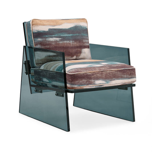 the Caracole Reflect living room upholstered chair is available in Edmonton at McElherans Furniture + Design